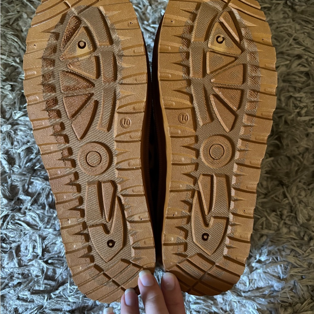 Brown Rugged Sole Shoes